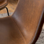 Chaise de salle à manger en similicuir