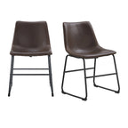Chaise de salle à manger en similicuir