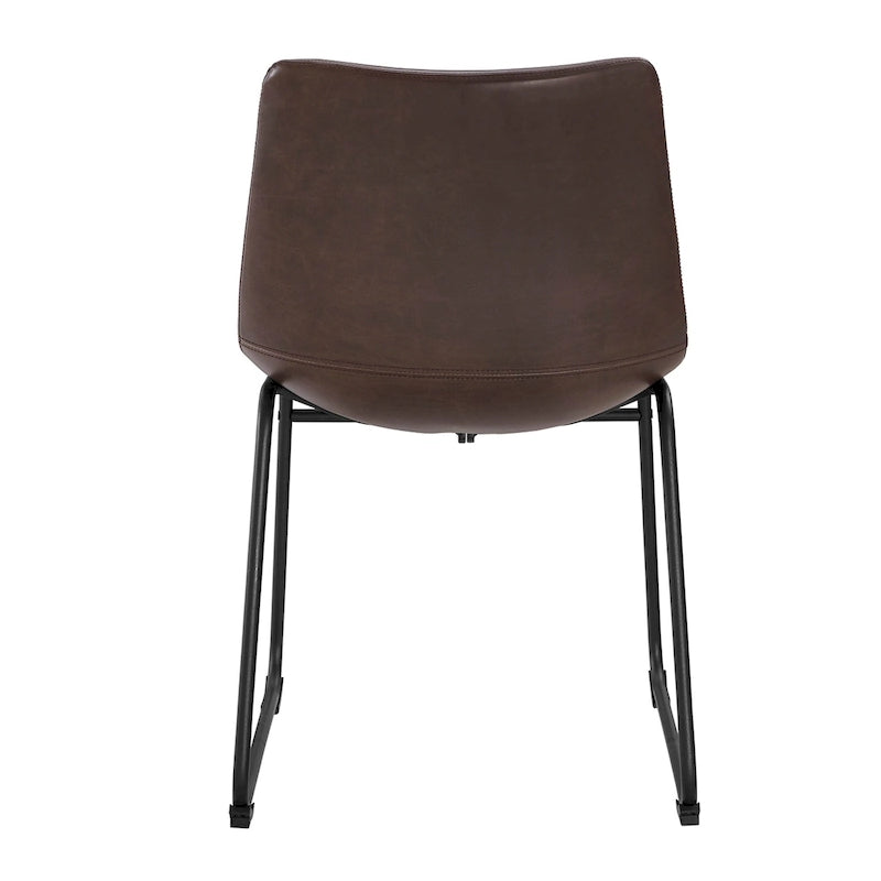Chaise de salle à manger en similicuir
