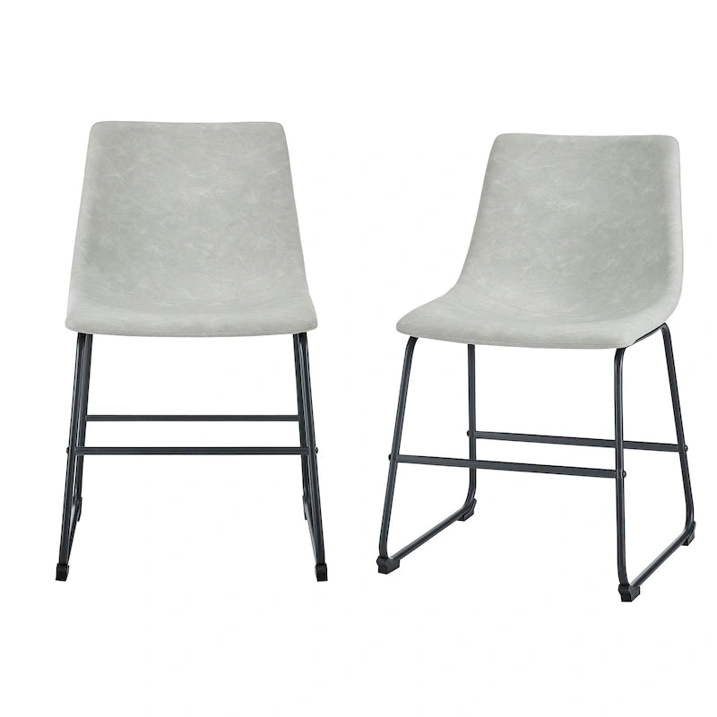 Chaise de salle à manger en similicuir