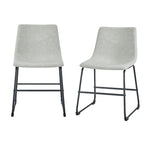 Chaise de salle à manger en similicuir