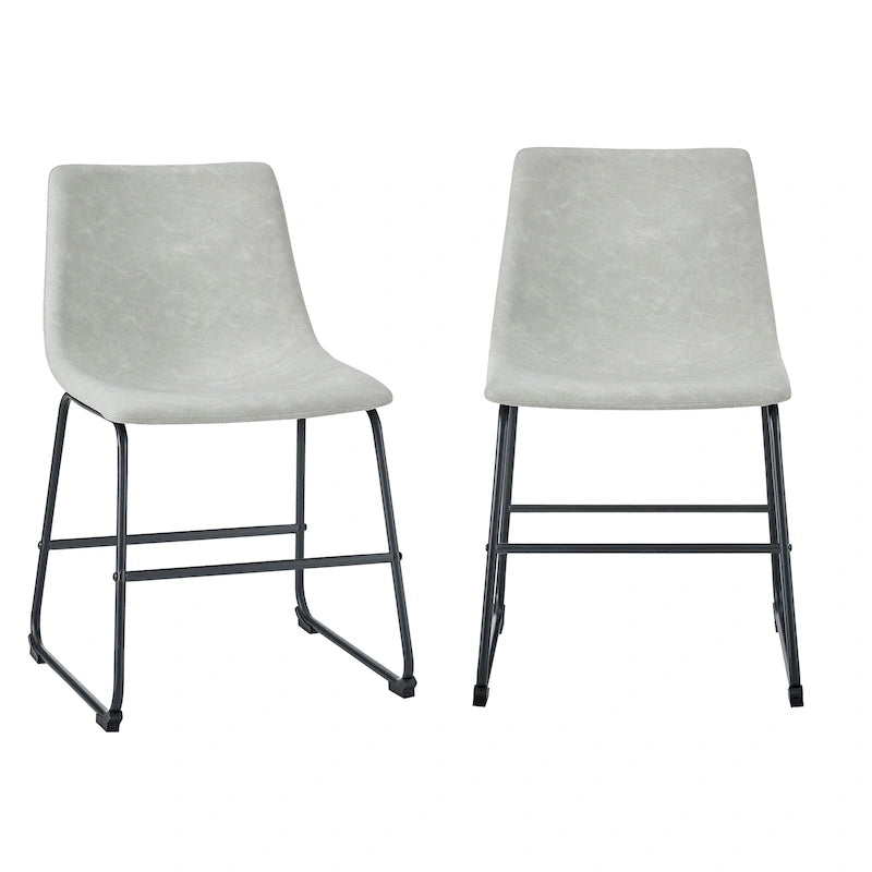 Chaise de salle à manger en similicuir