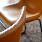 Chaise de salle à manger en similicuir