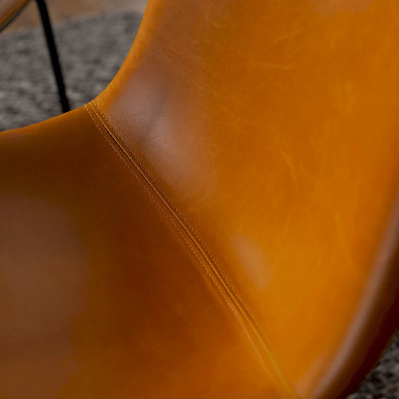 Chaise de salle à manger en similicuir