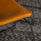 Chaise de salle à manger en similicuir