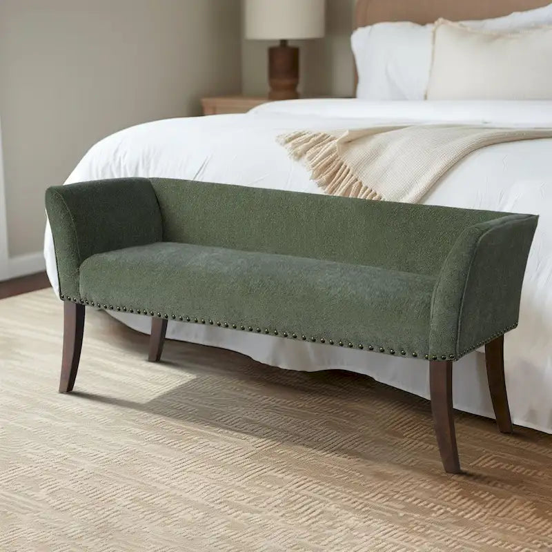Banc rembourré de 49,5 po