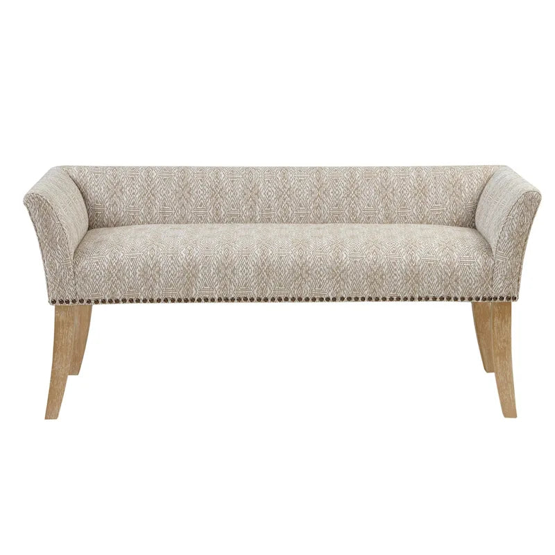 Banc rembourré de 49,5 po