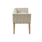Banc rembourré de 49,5 po