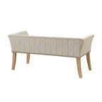 Banc rembourré de 49,5 po