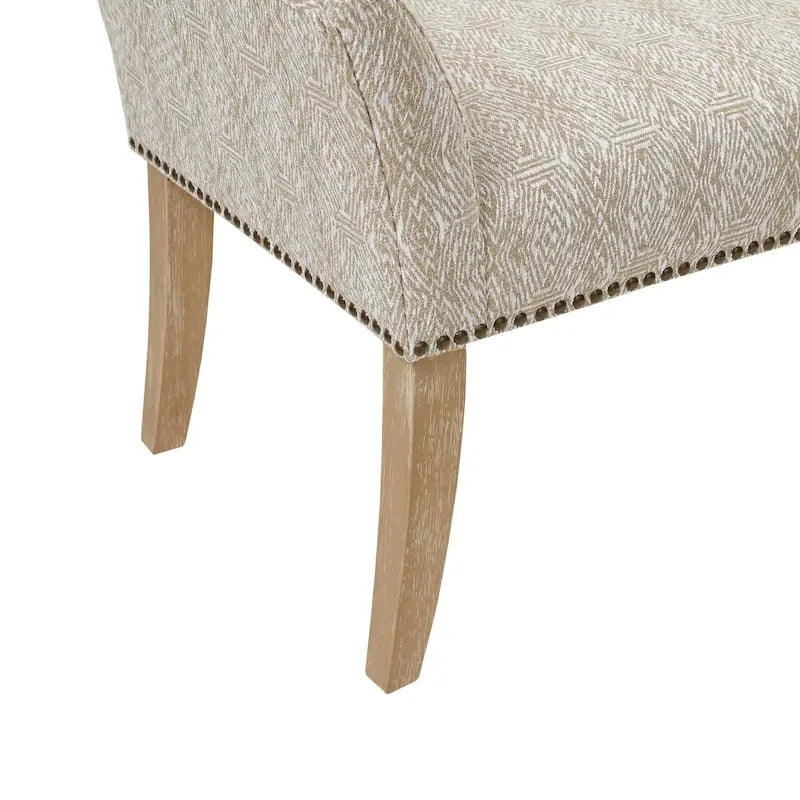 Banc rembourré de 49,5 po