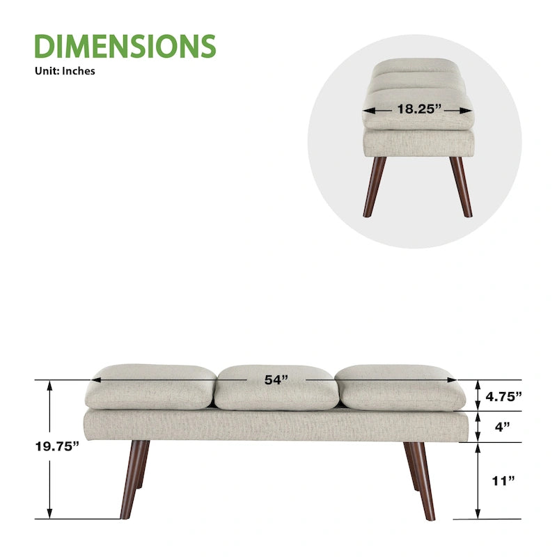 Banc 54 du milieu du siècle