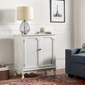 Meuble d'appoint de style rustique à 2 portes de 86 cm de haut