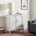 Meuble d'appoint de style rustique à 2 portes de 86 cm de haut