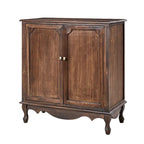 Meuble d'appoint de style rustique à 2 portes de 86 cm de haut