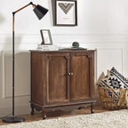 Meuble d'appoint de style rustique à 2 portes de 86 cm de haut