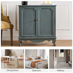 Meuble d'appoint de style rustique à 2 portes de 86 cm de haut