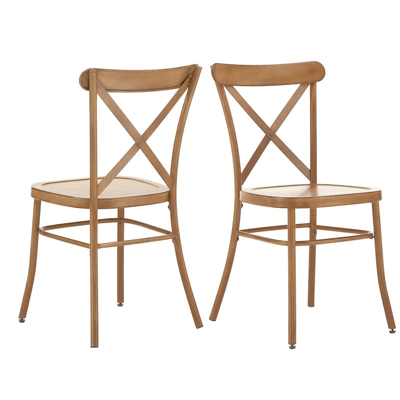 Chaises de salle à manger en métal