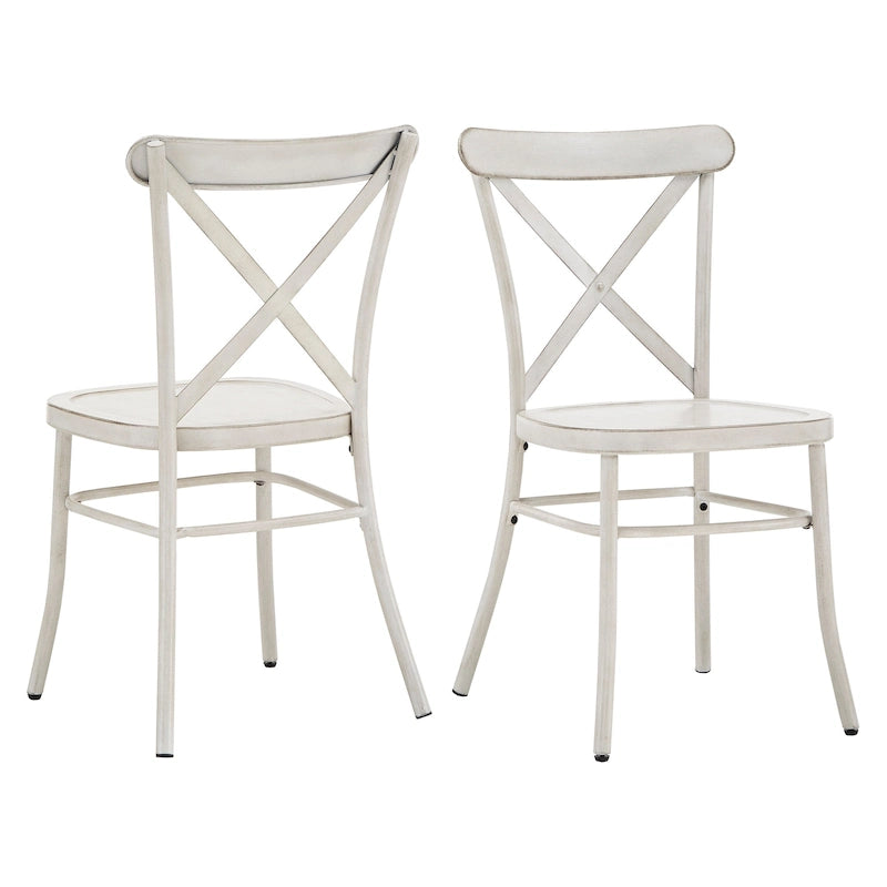 Chaises de salle à manger en métal