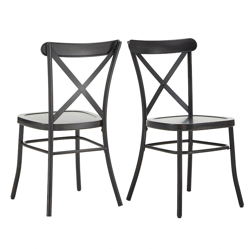 Chaises de salle à manger en métal