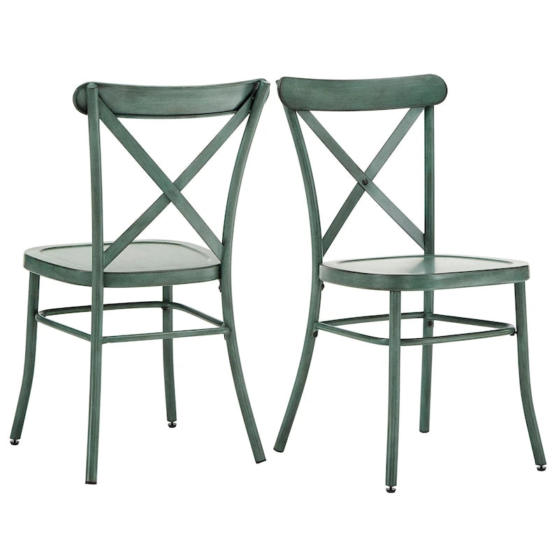 Chaises de salle à manger en métal