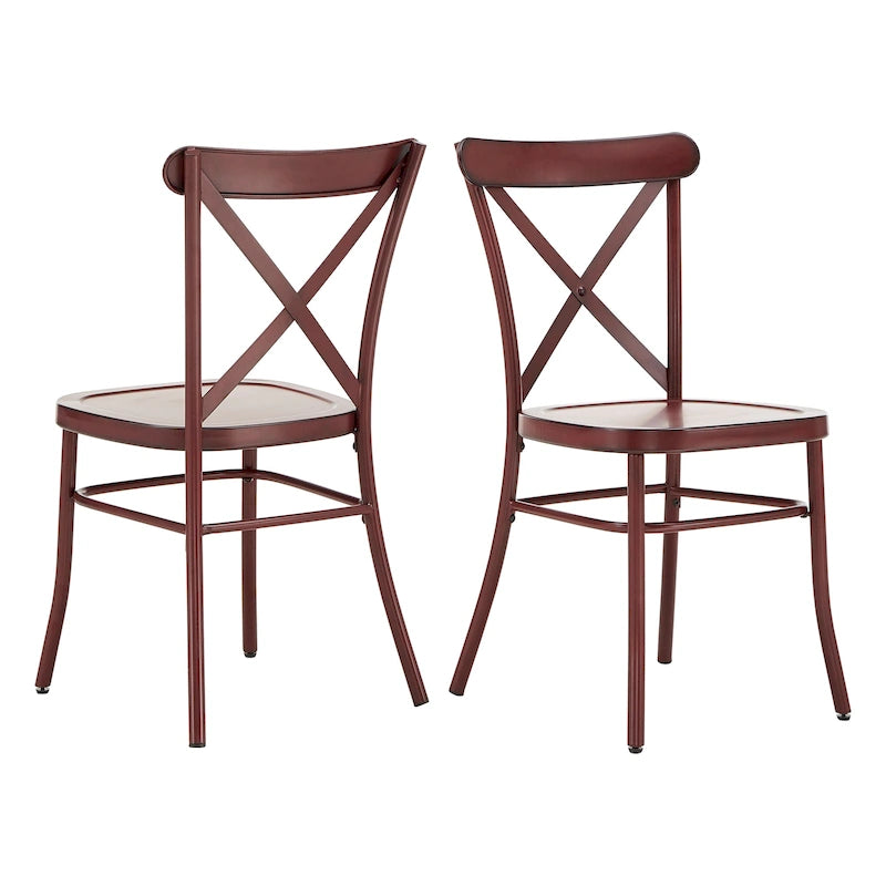 Chaises de salle à manger en métal