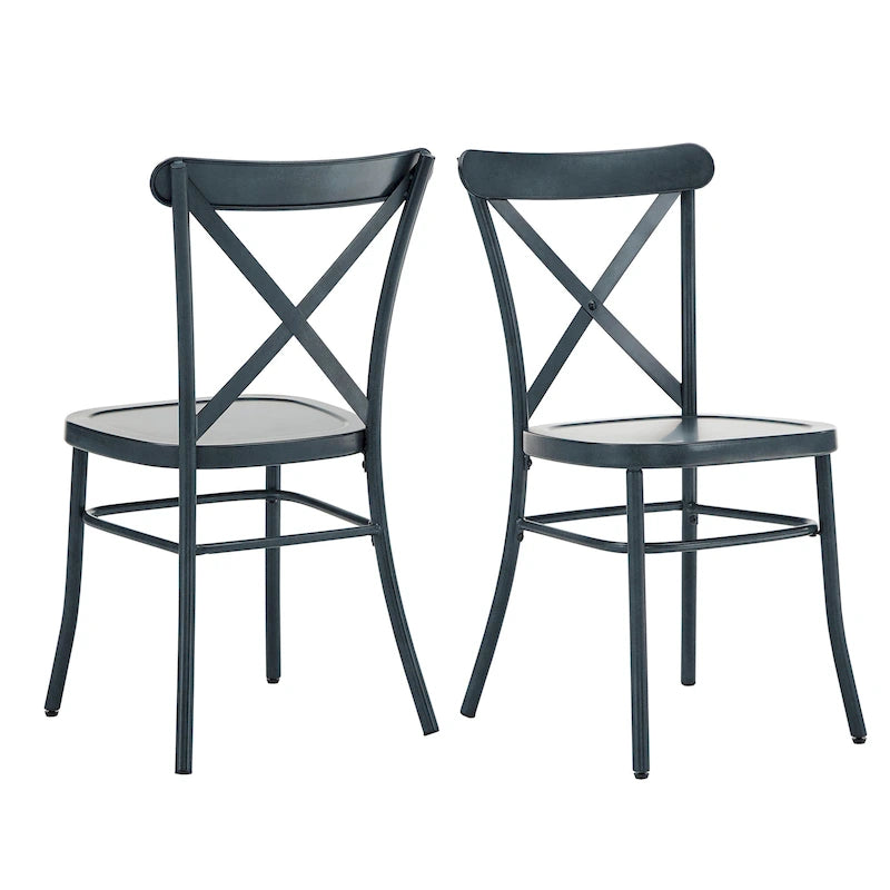 Chaises de salle à manger en métal