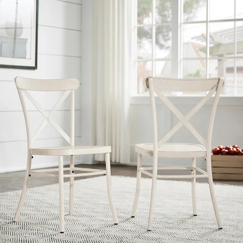 Chaises de salle à manger en métal