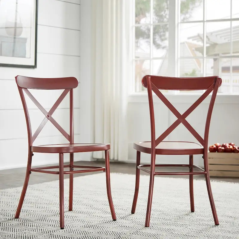 Chaises de salle à manger en métal