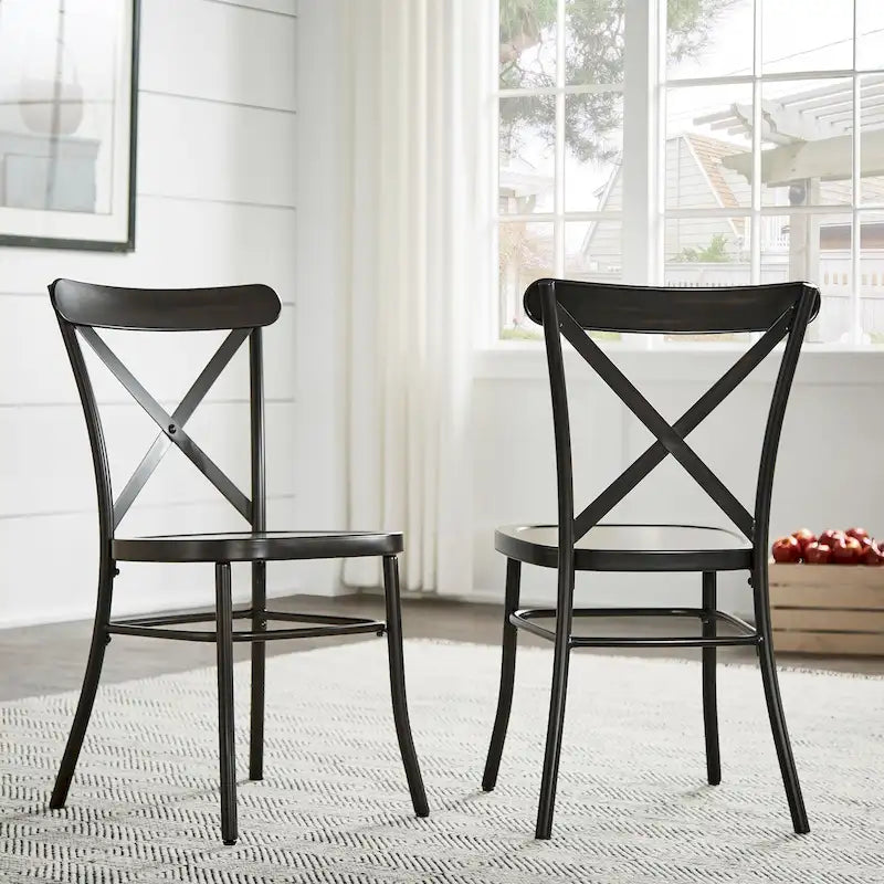 Chaises de salle à manger en métal