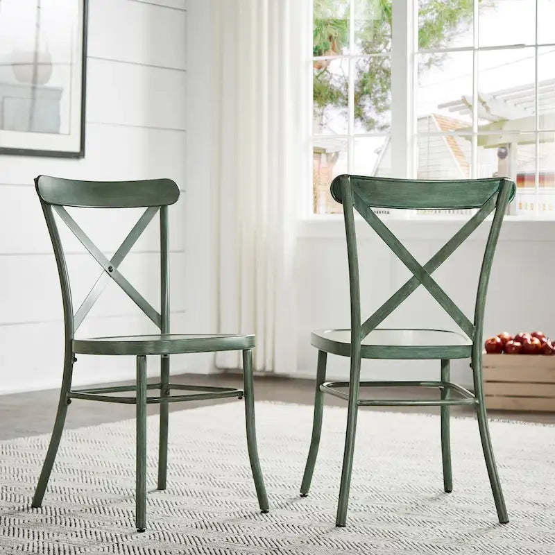 Chaises de salle à manger en métal