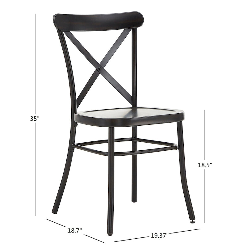Chaises de salle à manger en métal