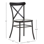 Chaises de salle à manger en métal