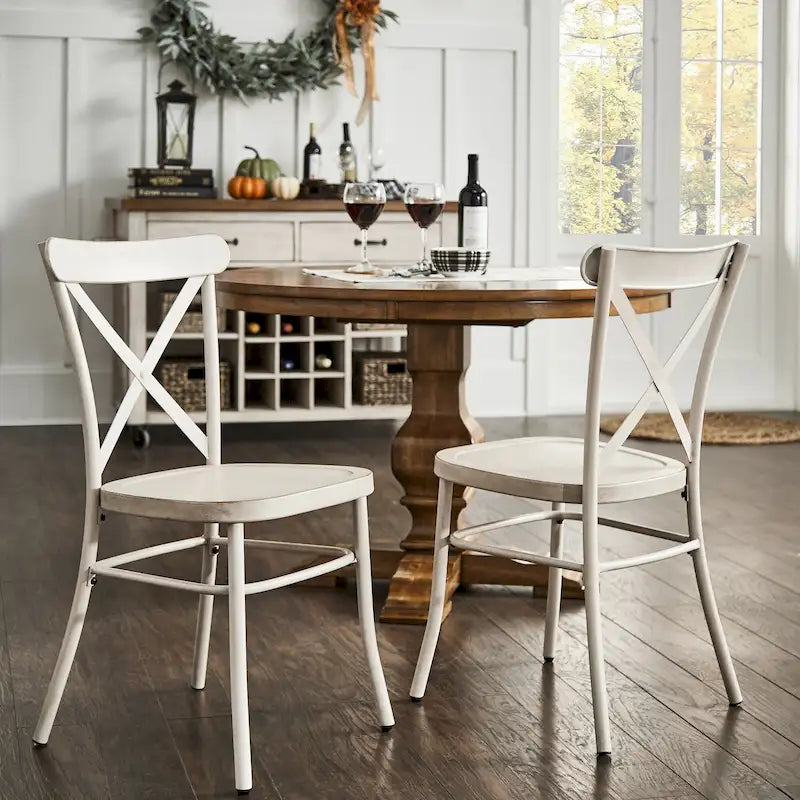 Chaises de salle à manger en métal