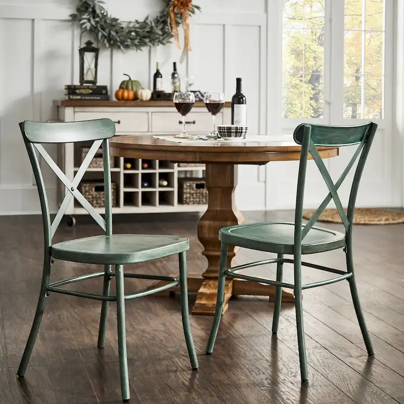 Chaises de salle à manger en métal