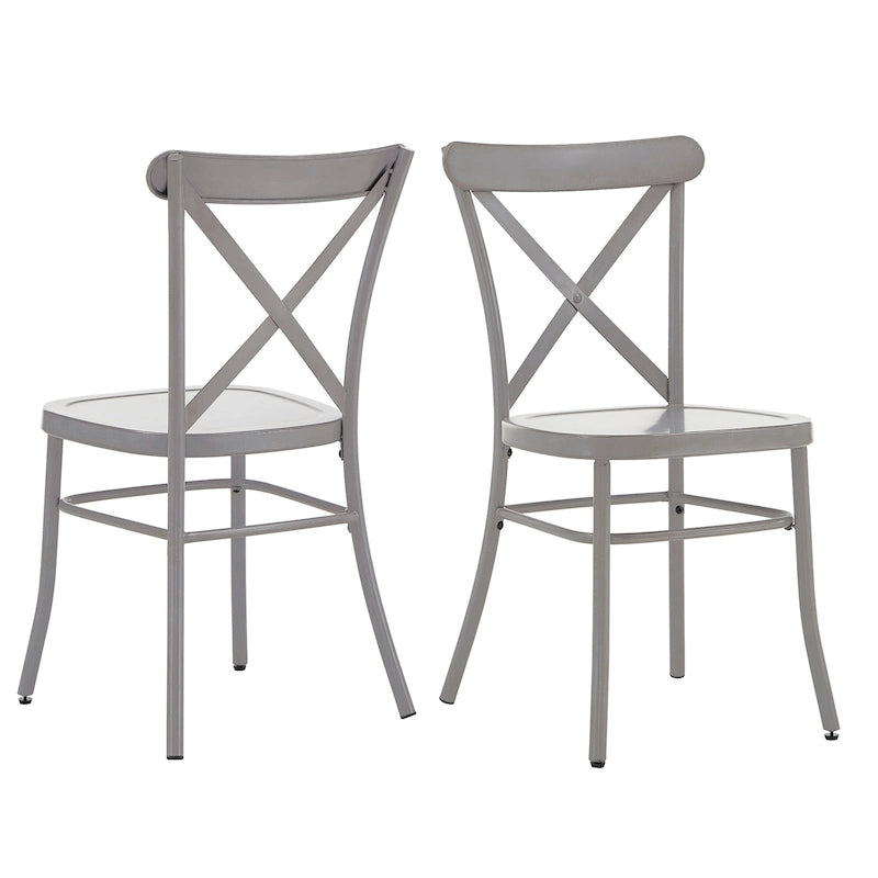 Chaises de salle à manger en métal