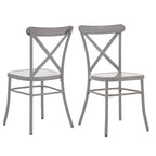Chaises de salle à manger en métal
