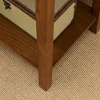 Table d'appoint Mission en bois massif avec tiroir