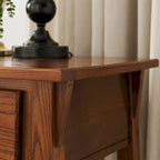 Table d'appoint Mission en bois massif avec tiroir