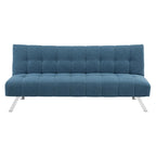 Futon avec pieds en acier inoxydable