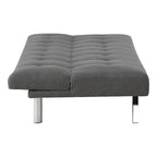 Futon avec pieds en acier inoxydable