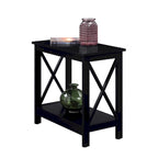 Table d'appoint de chevet Oxford avec étagère