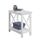 Table d'appoint de chevet Oxford avec étagère