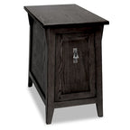 Table d'appoint de style Mission en bois massif traditionnel