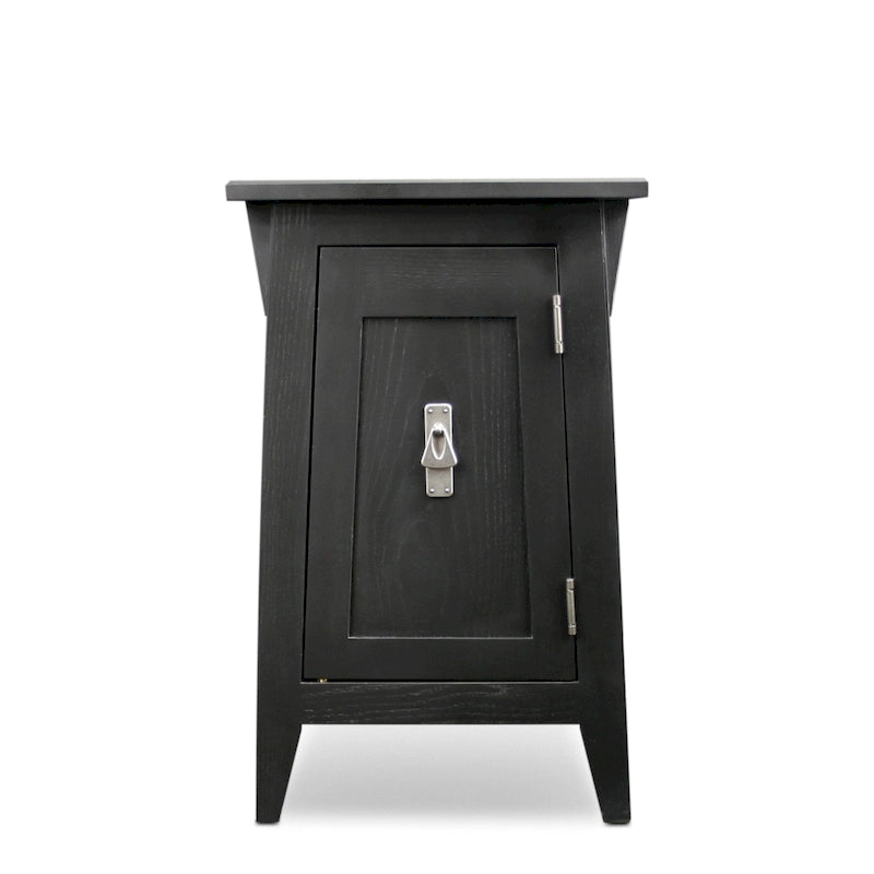 Table d'appoint de style Mission en bois massif traditionnel