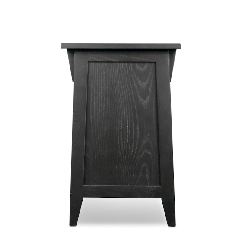 Table d'appoint de style Mission en bois massif traditionnel