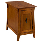 Table d'appoint de style Mission en bois massif traditionnel