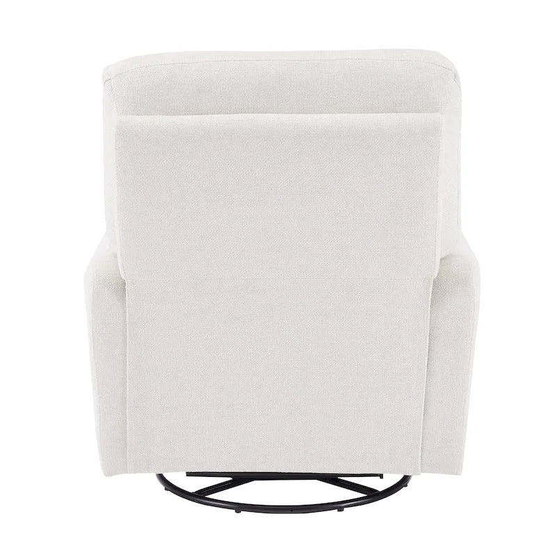 Ensemble de 2 fauteuils de relaxation inclinables manuellement pivotants à 360 degrés