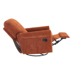 Ensemble de 2 fauteuils de relaxation inclinables manuellement pivotants à 360 degrés