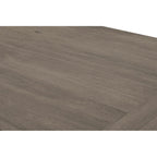 Ensemble de salle à manger rustique extensible gris 9 pièces