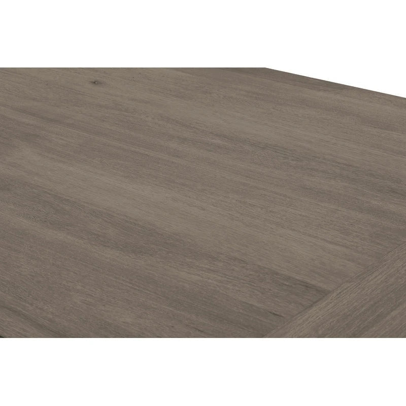 Ensemble de salle à manger rustique extensible gris 9 pièces